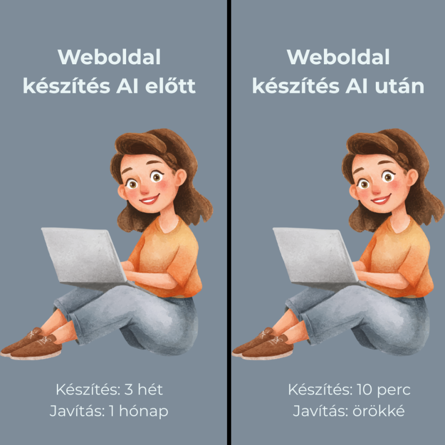 AI és hagyományos weboldal készítés összehasonlítása